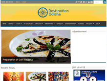 Tablet Screenshot of destinationodisha.com